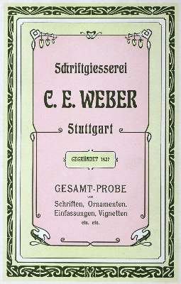Bild Nr.1: 130-950 Weber,C.E.: (Typographie und Kalligraphie)