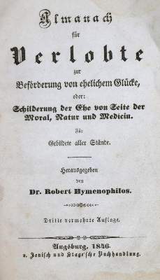 Bild Nr.1: 130-982 Hymenophilos,R. (Pseud.).: (Kultur- und Sittengeschichte)