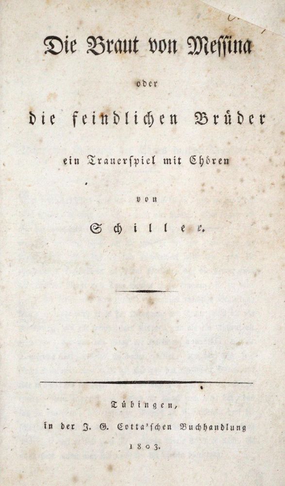 Große Abbildung Nr.1: 131-1030 Schiller,(F.)v.: (Literatur und illustrierte Bücher bis 19.Jahrhundert)