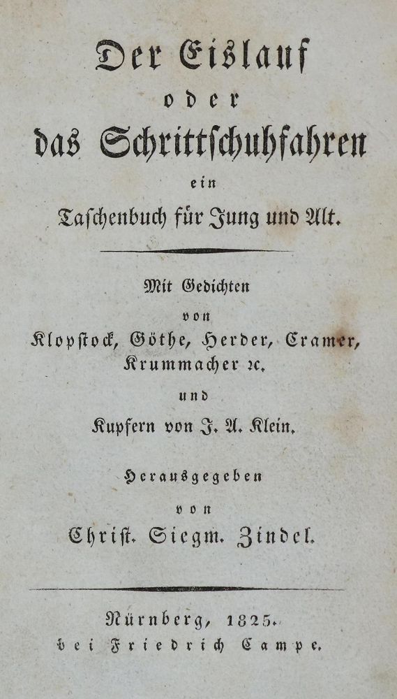 Große Abbildung Nr.2: 131-1066 Zindel,C.S.: (Literatur und illustrierte Bücher bis 19.Jahrhundert)