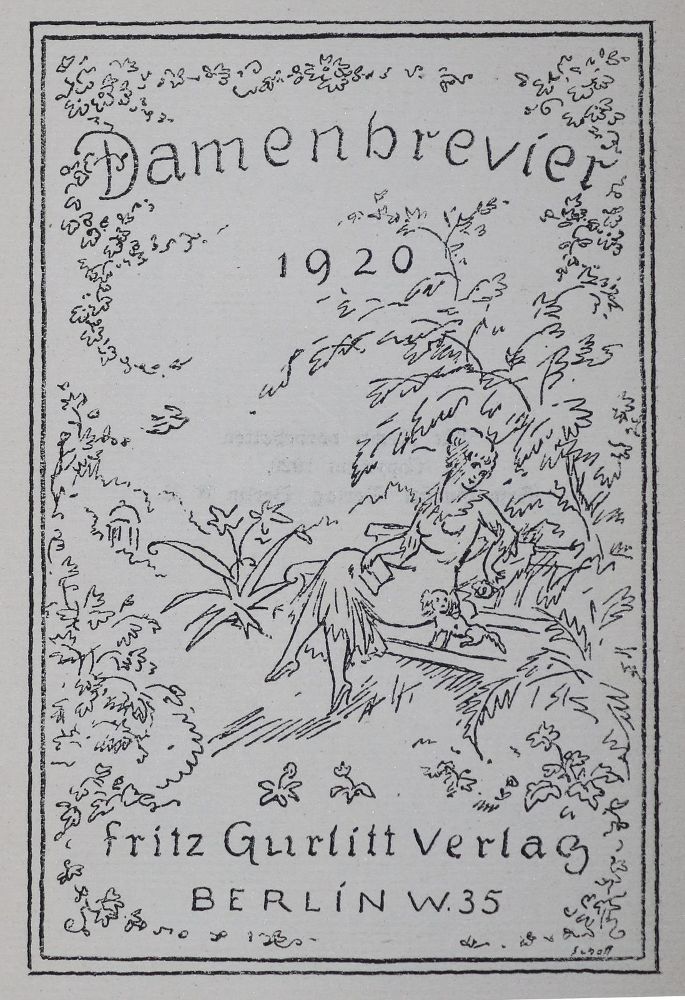 Große Abbildung Nr.1: 131-1069 Damenbrevier 1920.: (Almanache)