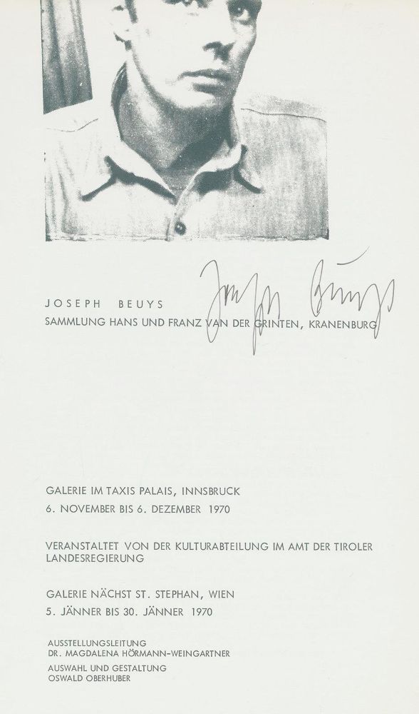 Große Abbildung Nr.1: 131-1084 Joseph Beuys.: (Beuys)