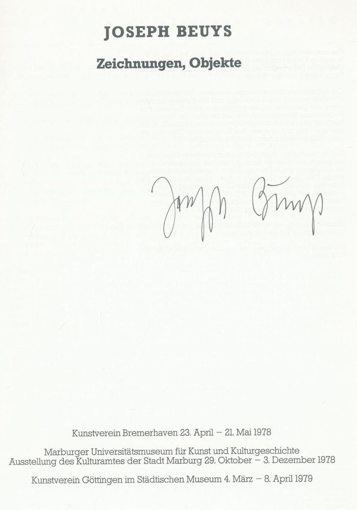 Große Abbildung Nr.1: 131-1086 Joseph Beuys.: (Beuys)