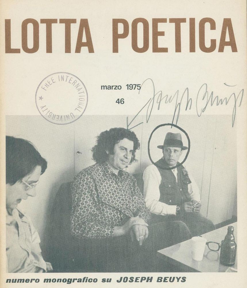 Große Abbildung Nr.1: 131-1087 Lotta Poetica.: (Beuys)
