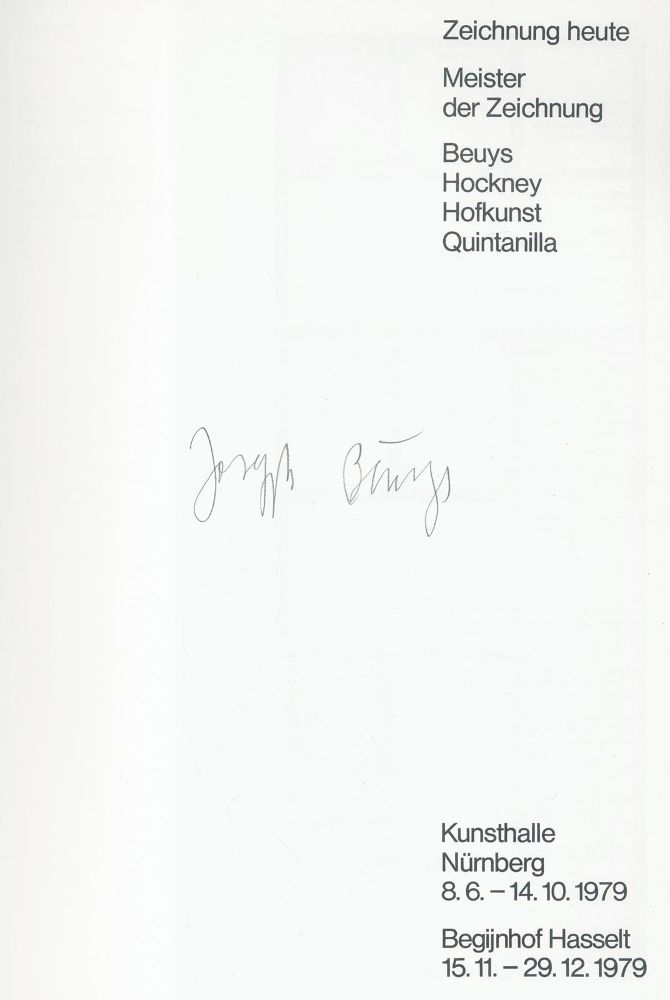 Große Abbildung Nr.1: 131-1091 Zeichnung heute.: (Beuys)