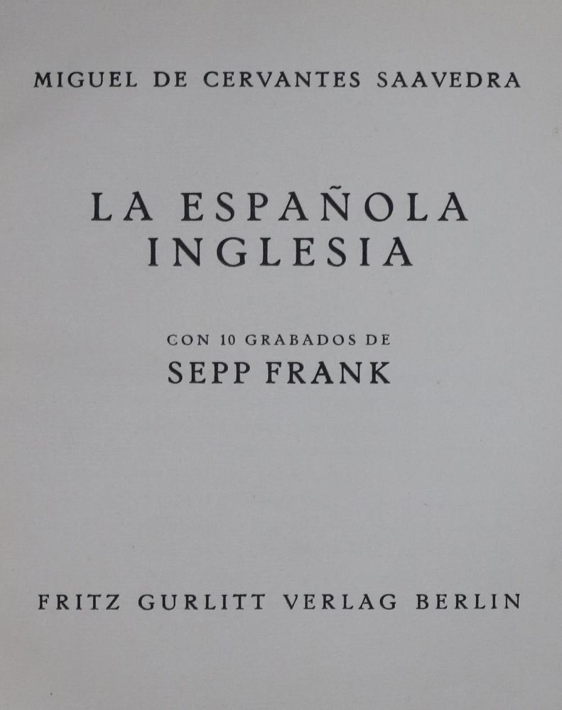 Große Abbildung Nr.3: 131-1104 Cervantes Saavedra,M.de.: (Literatur und illustrierte Bücher 20.Jahrhundert - Alte Literatur in modernen Ausgaben)