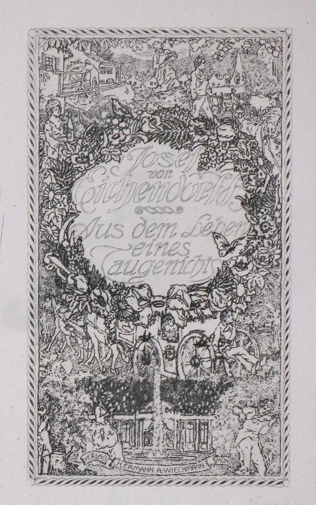 Große Abbildung Nr.1: 131-1119 Eichendorff,J.v.: (Literatur und illustrierte Bücher 20.Jahrhundert - Alte Literatur in modernen Ausgaben)