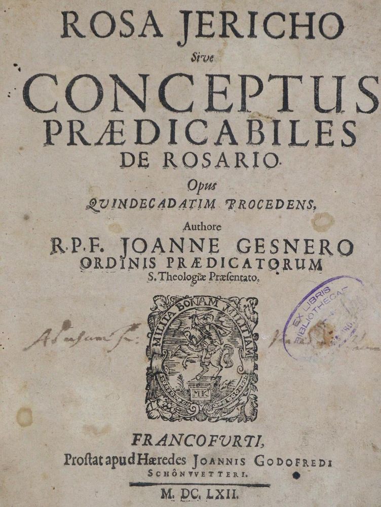 Große Abbildung Nr.2: 131-112 Gasparoni,B.: (Alte Drucke, Handschriften und Theologie)