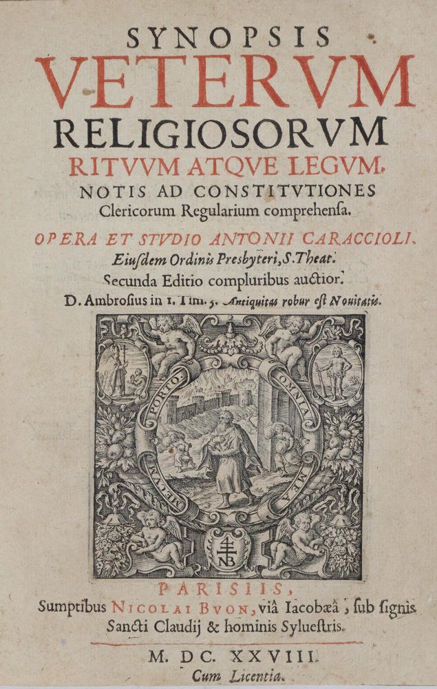 Große Abbildung Nr.4: 131-112 Gasparoni,B.: (Alte Drucke, Handschriften und Theologie)