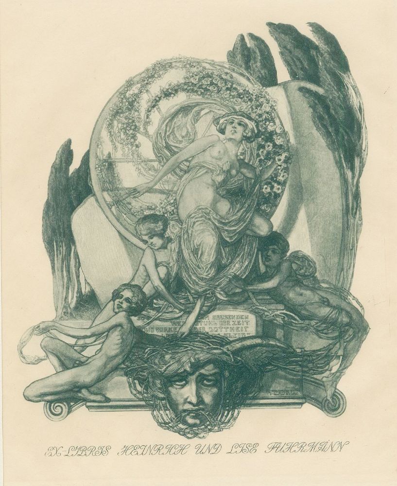 Große Abbildung Nr.1: 131-1127 Bayros,F.v.: (Exlibris)