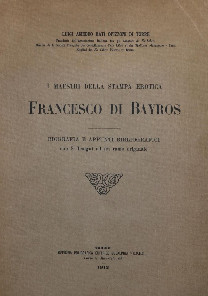 Große Abbildung Nr.1: 131-1128 Rati Opizzoni di Torre,L.A.: (Exlibris, Bayros)