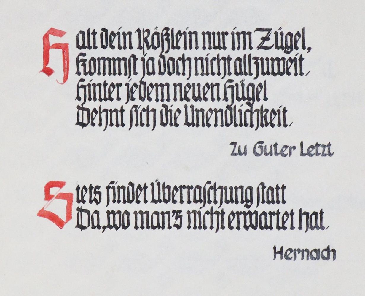 Große Abbildung Nr.1: 131-1152 Busch,W.: (Handschriften)