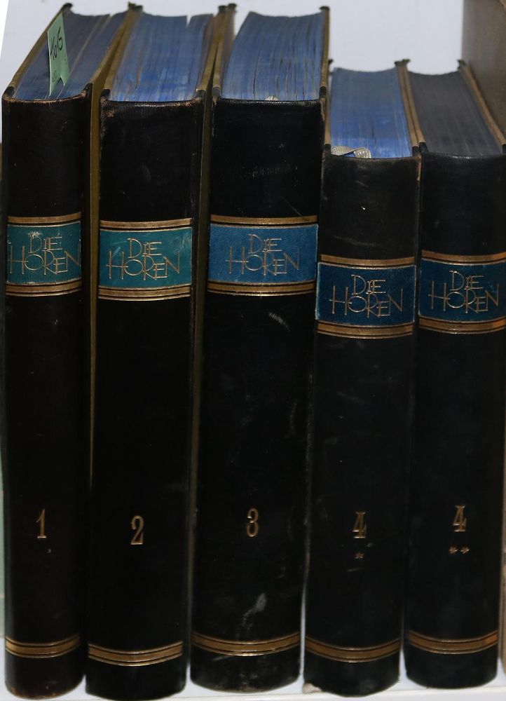 Große Abbildung Nr.1: 131-1163 Horen, Die.: (Literatur und illustrierte Bücher 20.Jahrhundert - Alte Literatur in modernen Ausgaben)