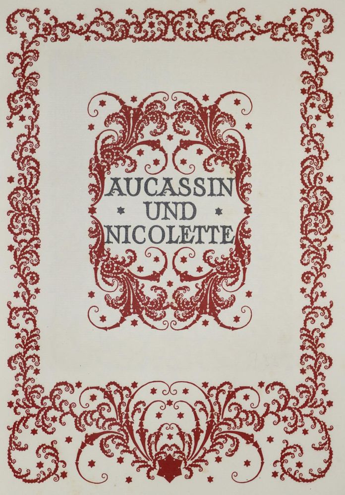 Große Abbildung Nr.1: 131-1169 Aucassin und Nicolette.: (Junk)