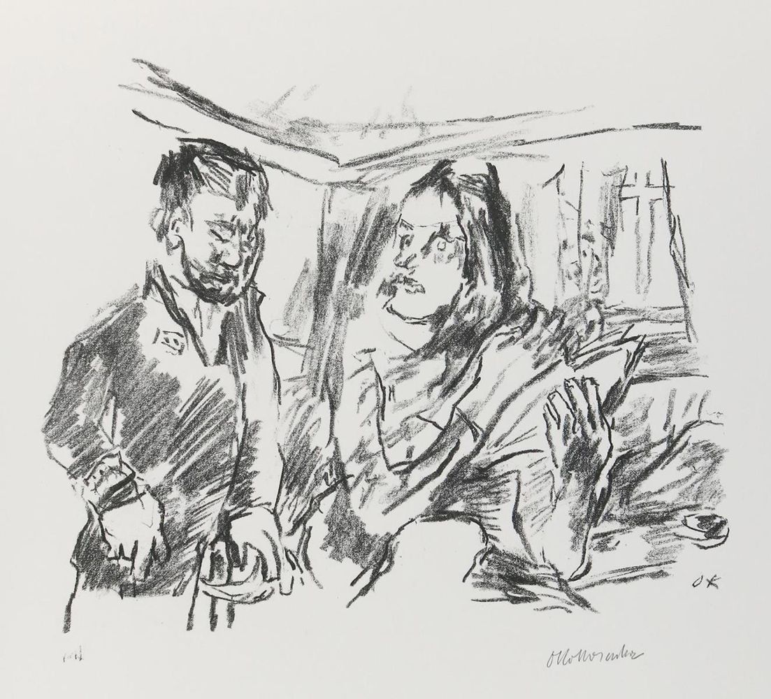 Große Abbildung Nr.6: 131-1177 Kokoschka,O.: (Literatur und illustrierte Bücher 20.Jahrhundert - Alte Literatur in modernen Ausgaben)