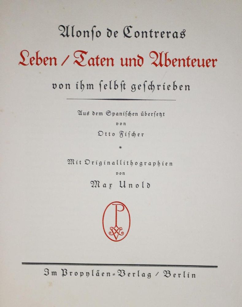 Große Abbildung Nr.1: 131-1285 Contreras,A.de.: (Unold)