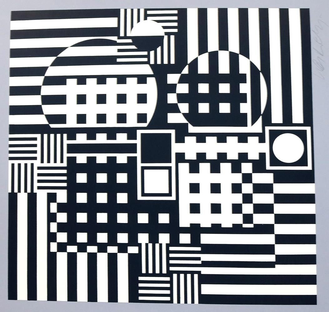 Große Abbildung Nr.24: 131-1287 Descartes,R.: (Vasarely)