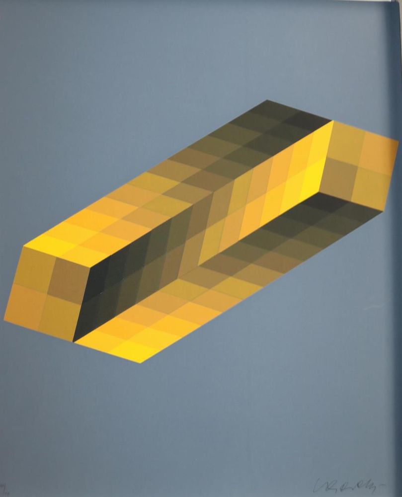 Große Abbildung Nr.30: 131-1287 Descartes,R.: (Vasarely)