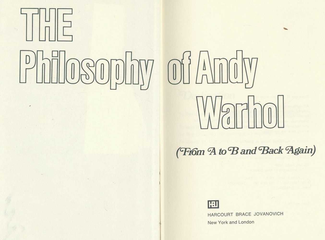 Große Abbildung Nr.2: 131-1290 Warhol,A.: (Literatur und illustrierte Bücher 20.Jahrhundert - Alte Literatur in modernen Ausgaben)