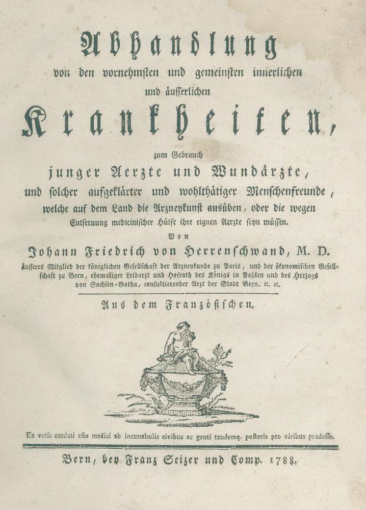 Große Abbildung Nr.1: 131-1349 HerrenschwandJ.F.v.: (Medizin)