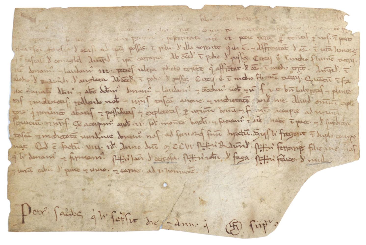 Große Abbildung Nr.1: 131-136 Notariatsinstrument.: (Handschriften)