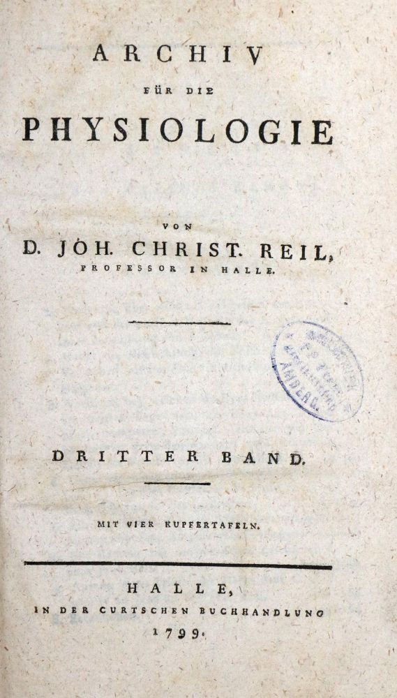 Große Abbildung Nr.1: 131-1362 Reil,J.C. (Hrsg.).: (Medizin)