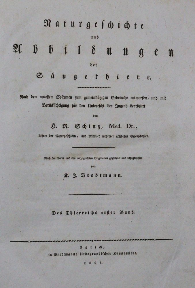 Große Abbildung Nr.1: 131-1390 Schinz,H.R.: (Zoologie)