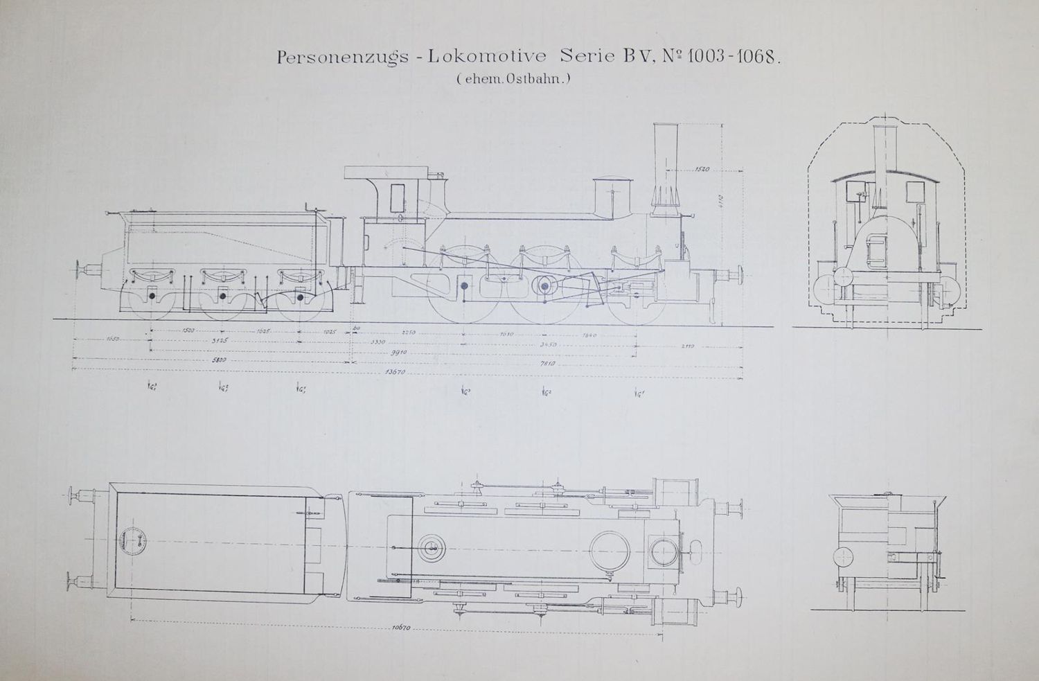 Große Abbildung Nr.2: 131-1421 Verzeichniß & Zeichnungen: (Verschiedene Gebiete - Varia, Eisenbahn)