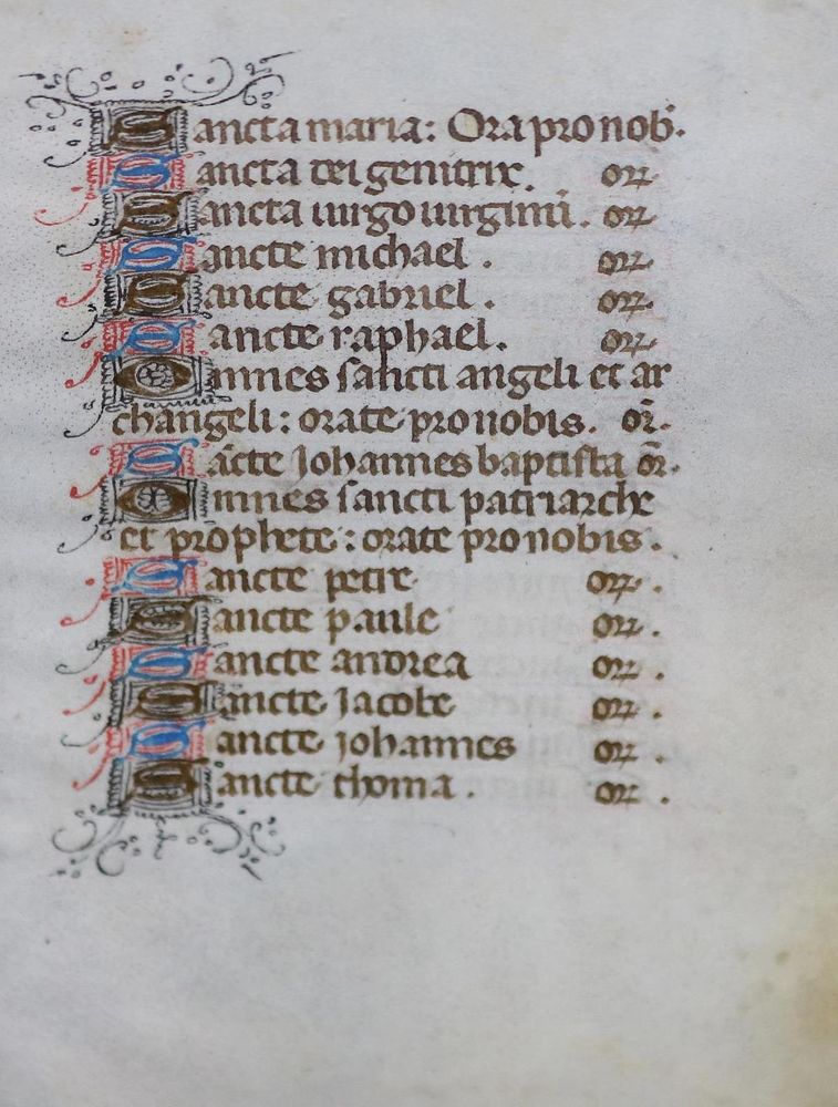 Große Abbildung Nr.1: 131-143 Stundenbuch.: (Handschriften)