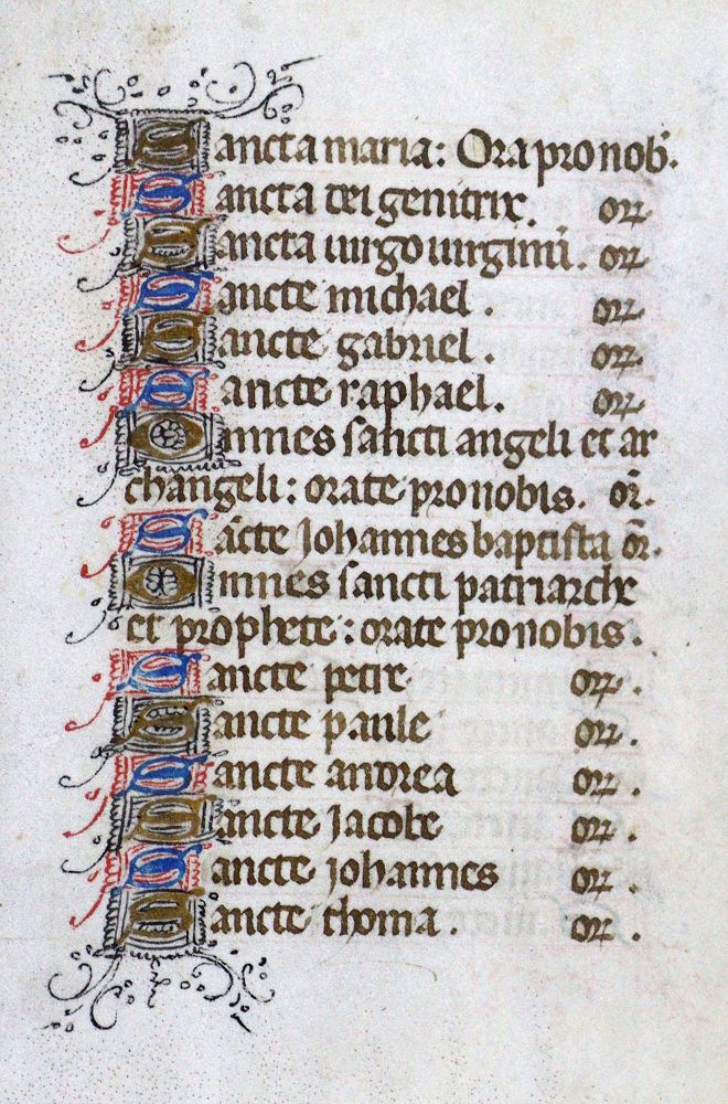 Große Abbildung Nr.3: 131-143 Stundenbuch.: (Handschriften)
