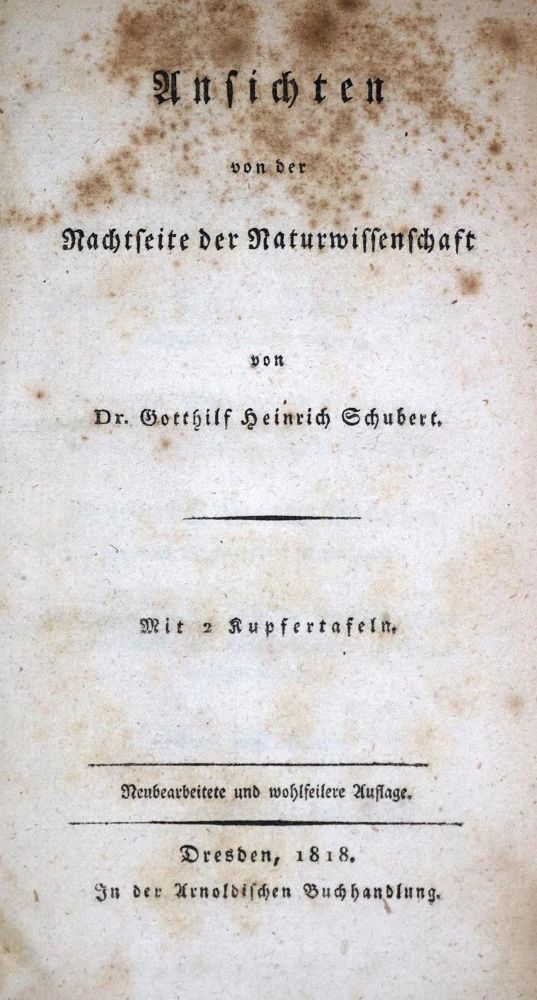 Große Abbildung Nr.1: 131-1464 Schubert,G.H.: (Verschiedene Gebiete - Varia)