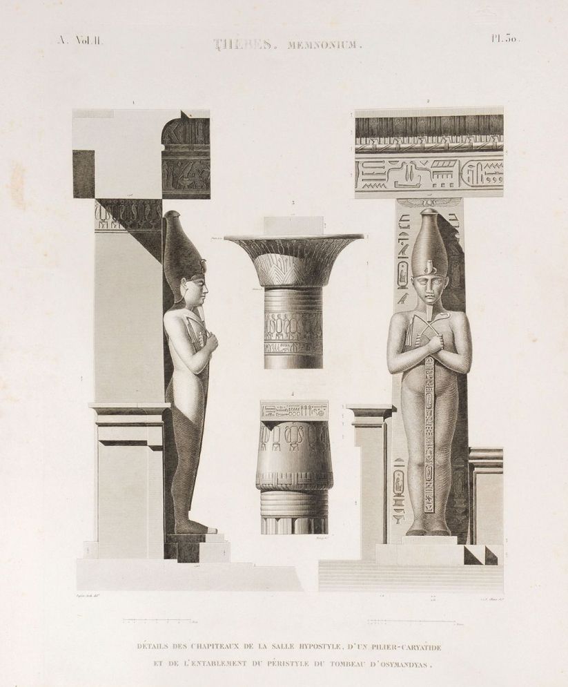 Große Abbildung Nr.1: 131-1475 Description de l'Egypte.: (Afrika, Ägypten)