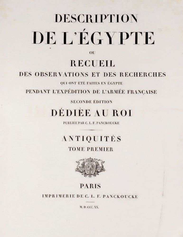 Große Abbildung Nr.3: 131-1475 Description de l'Egypte.: (Afrika, Ägypten)