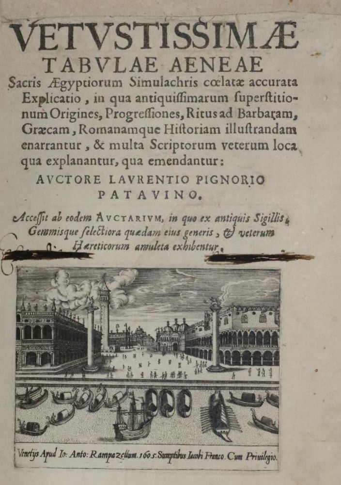 Große Abbildung Nr.1: 131-1477 Pignoria,L.: (Afrika, Ägypten)