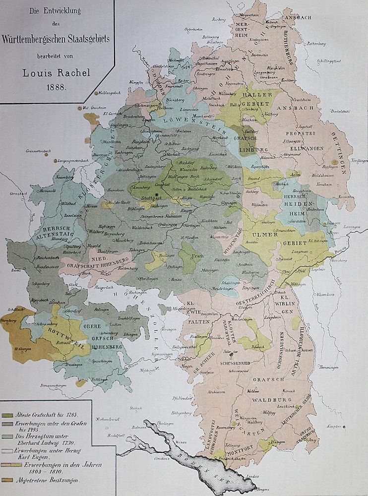 Große Abbildung Nr.1: 131-1518 Rachel,L.: (Deutschland, Baden-Württemberg)