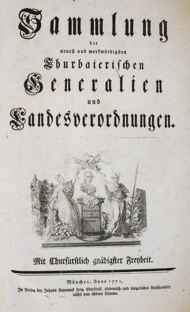Große Abbildung Nr.1: 131-1525 (Kreittmayr, Wigulaeus Xaverius Aloysius von).: (Deutschland, Bayern)