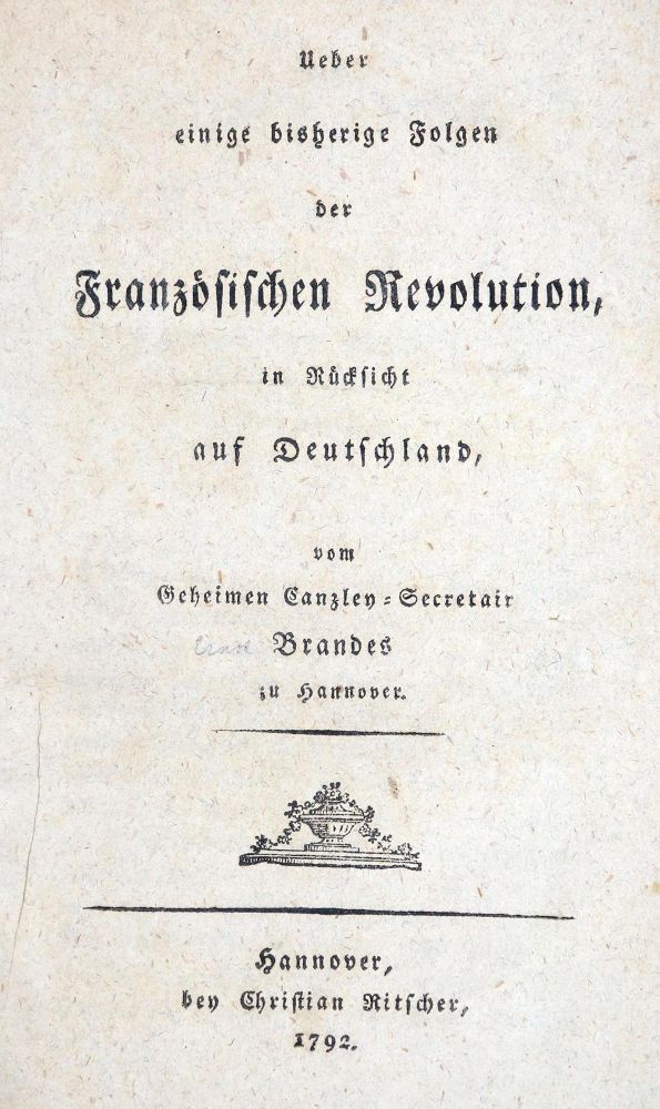 Große Abbildung Nr.1: 131-1532 Brandes,(E.).: (Deutschland)
