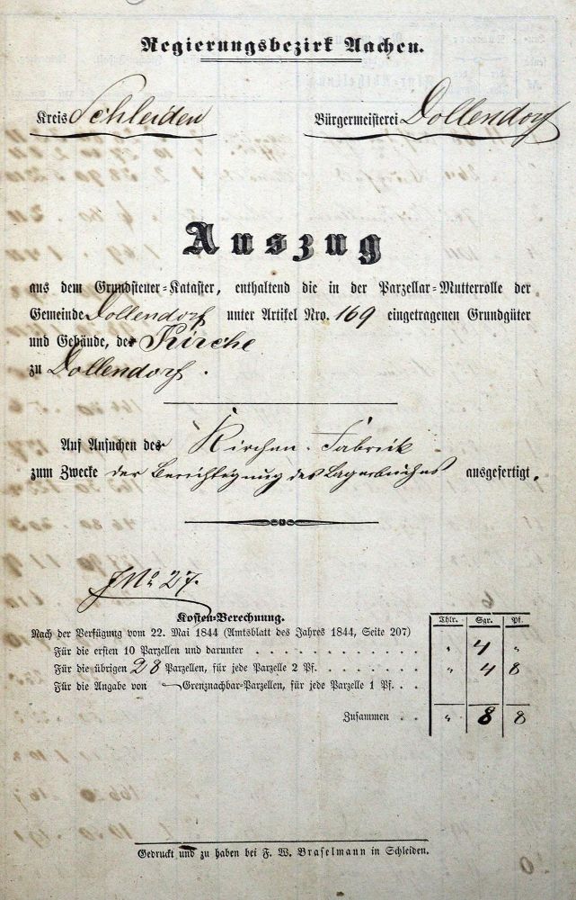 Große Abbildung Nr.1: 131-1537 Dollendorf.: (Deutschland)