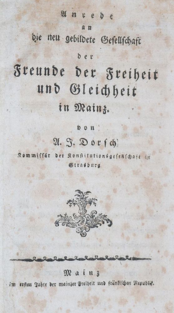Große Abbildung Nr.1: 131-1572 Dorsch,A.J.: (Deutschland, Mainz)