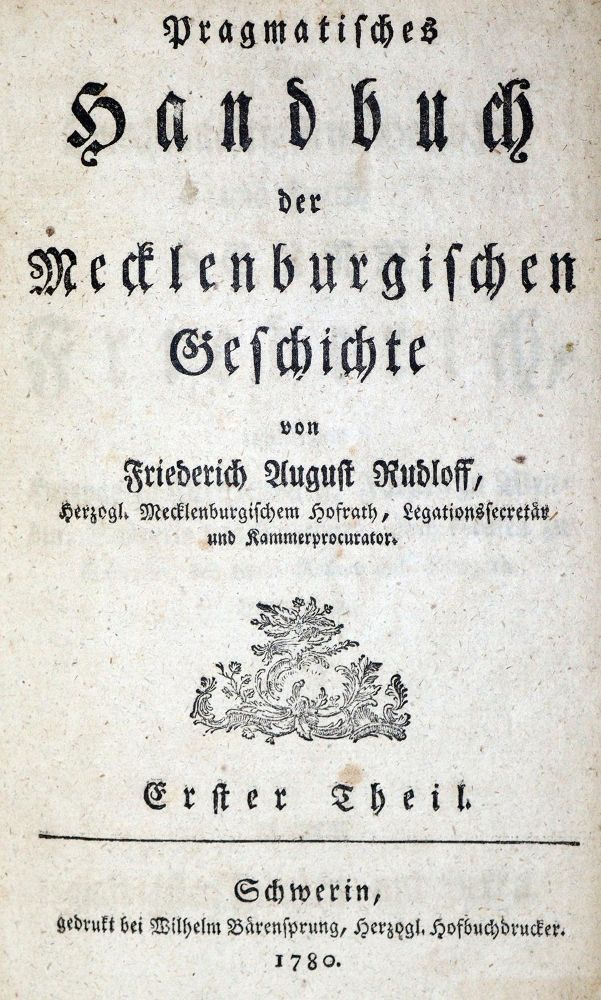 Große Abbildung Nr.1: 131-1573 Rudloff,F.A.: (Deutschland, Mecklenburg)