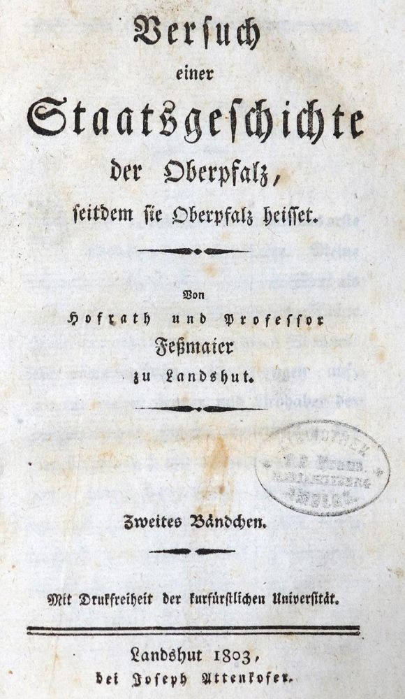Große Abbildung Nr.1: 131-1585 Feßmaier,J.G.: (Deutschland, Pfalz)