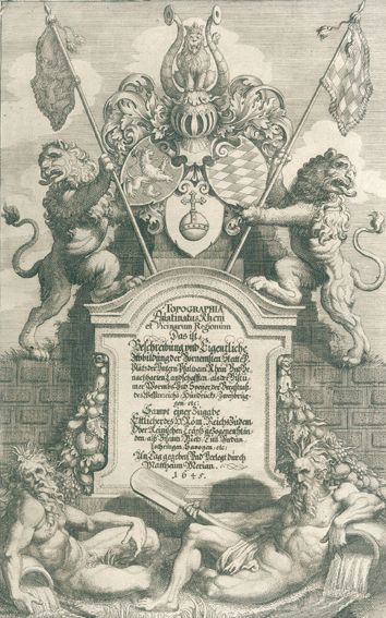 Große Abbildung Nr.1: 131-1586 Zeiller,M.: (Deutschland, Pfalz, Merian)
