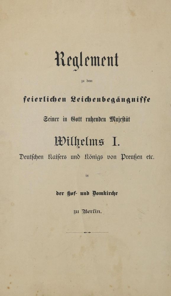 Große Abbildung Nr.2: 131-1590 Reglement: (Deutschland, Preußen)