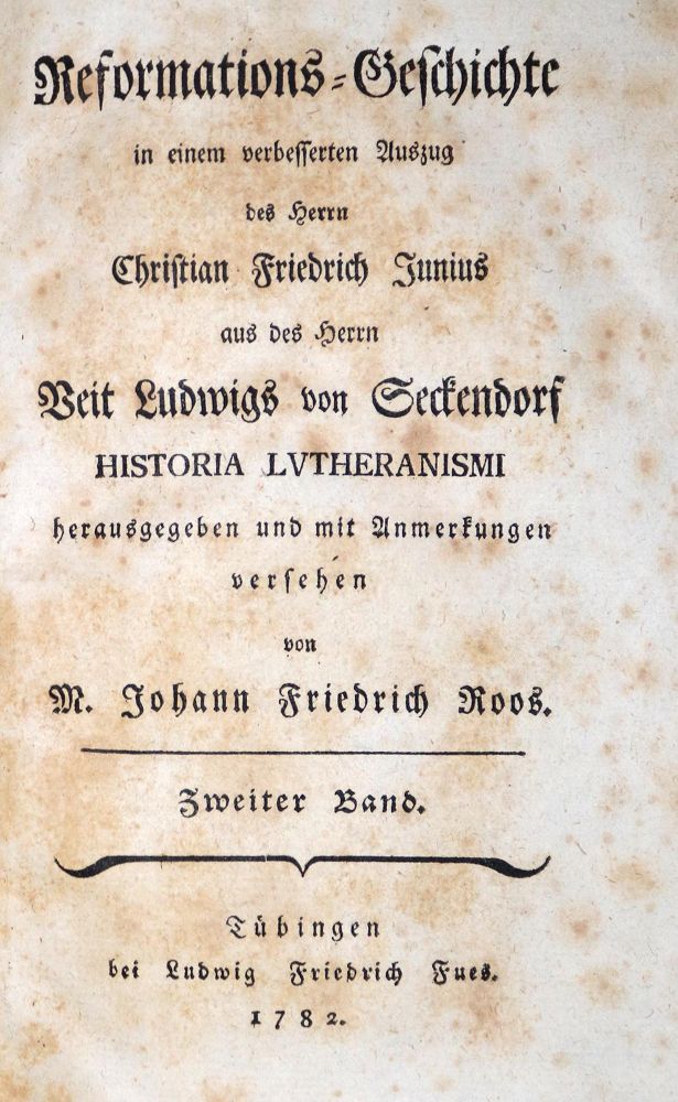 Große Abbildung Nr.2: 131-1593 Seckendorf,V.L.v.: (Deutschland, Reformation)