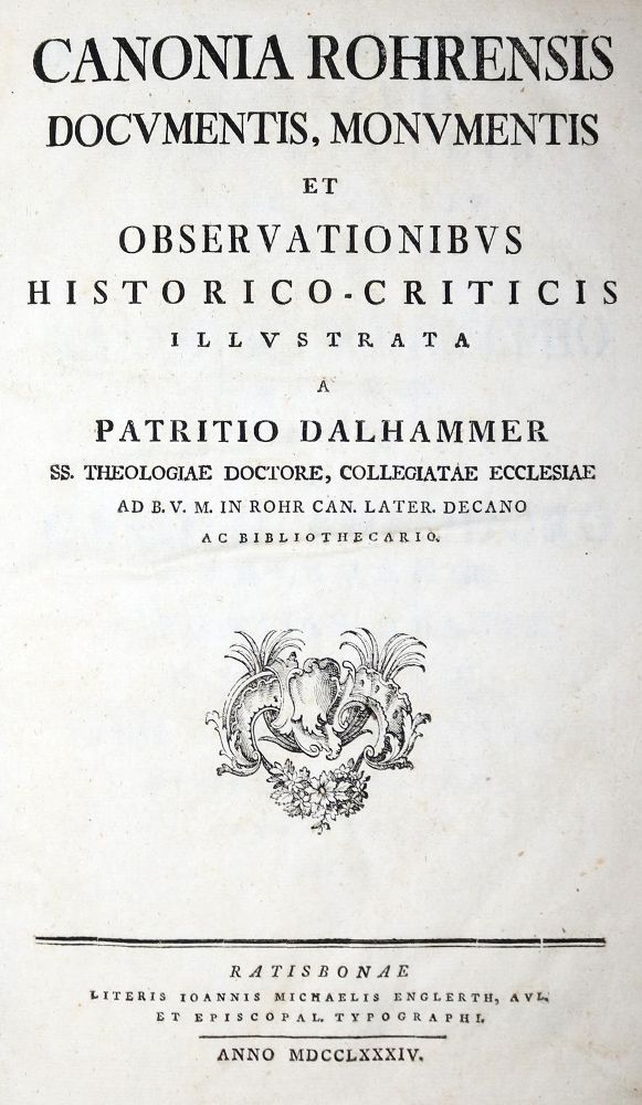 Große Abbildung Nr.1: 131-1594 Paricius,J.C.: (Deutschland, Regensburg)