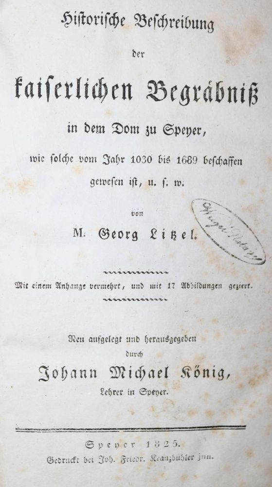 Große Abbildung Nr.1: 131-1619 Litzel,G.: (Deutschland, Speyer)