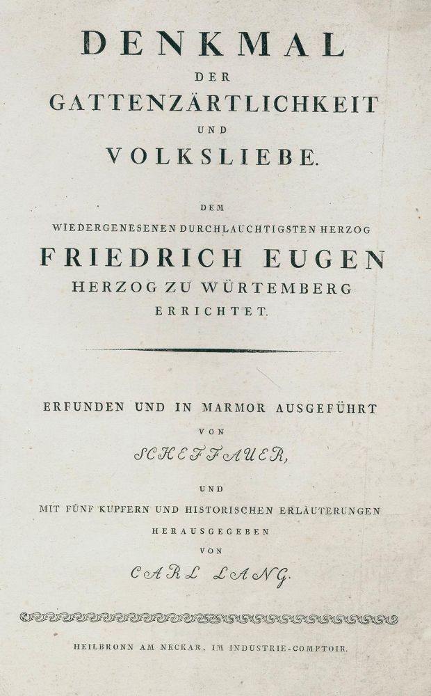 Große Abbildung Nr.1: 131-1635 Lang,C.: (Deutschland, Württemberg)