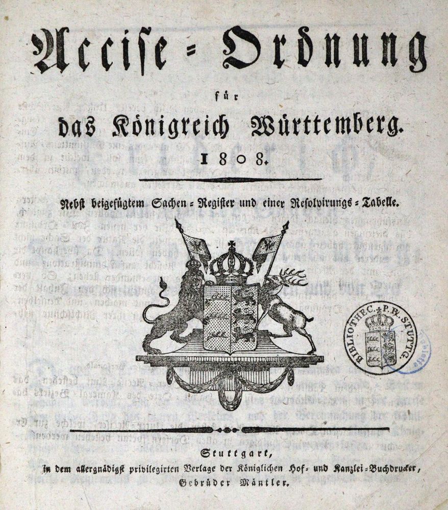Große Abbildung Nr.1: 131-1640 Sammlung: (Deutschland, Württemberg)
