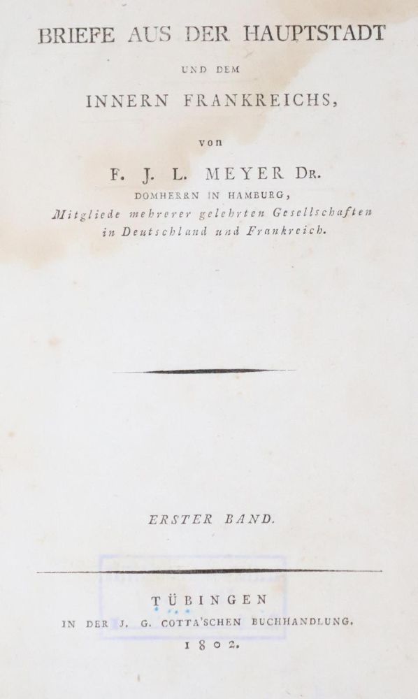 Große Abbildung Nr.1: 131-1652 Meyer,F.J.L.: (Frankreich)