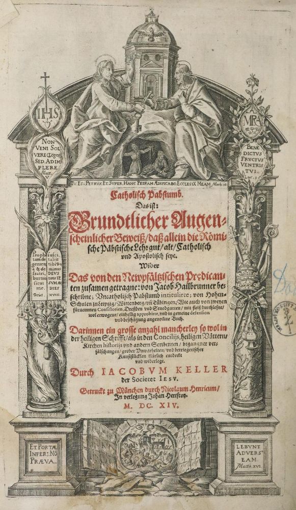 Große Abbildung Nr.1: 131-166 Keller,J.: (Alte Drucke, Handschriften und Theologie)